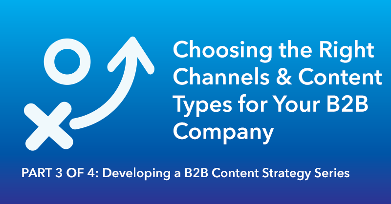 Choosing the Right Channels & Content Types for Your B2B Company via brianhonigman.com